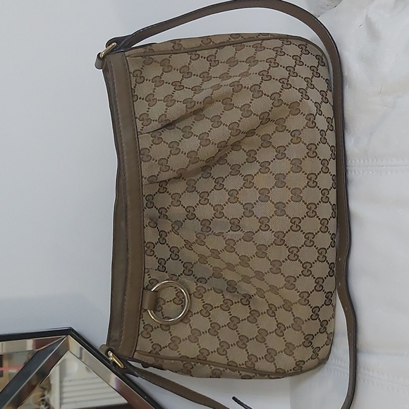 Gucci Handbags - Gucci Canvas Shoulderbag